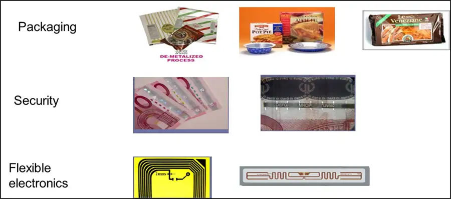 FIGURE 1. Examples of pattern metallization