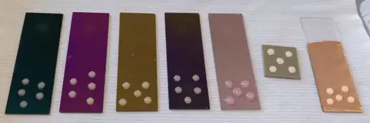 Figure 3. Biocidal activity testing of various sputter-deposited vacuum coatings