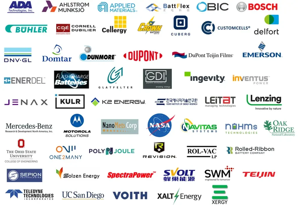 FIGURE 5. Current open innovation consortium partners include many AIMCAL member companies.